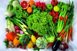 colorful fruits & veggies